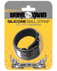 Boneyard Silicone Ball Strap Black