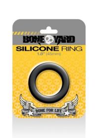 Boneyard Silicone Ring 1.8 inches Black